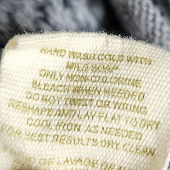 Free People Grey Wool Small Gray Cardigan Sweater - Picture 4 of 5